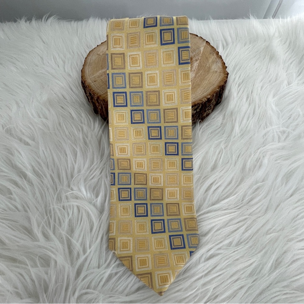 Michael Michael Kors 100% Silk Tie with Block Designs